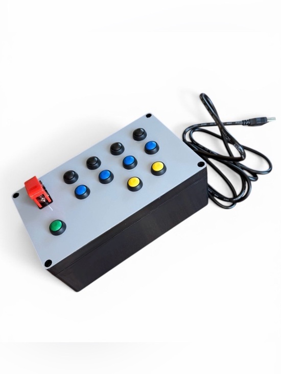 Handmade Other - Custom Multi-Button Sim Racing Button Box -Handmade- Gray & Black